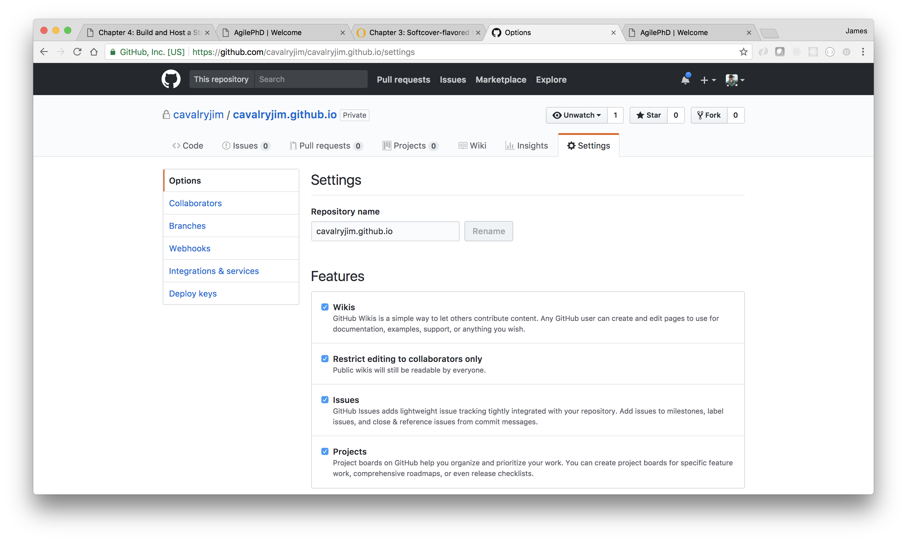 agilephd githubpages