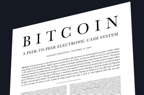 bitcoin whitepaper